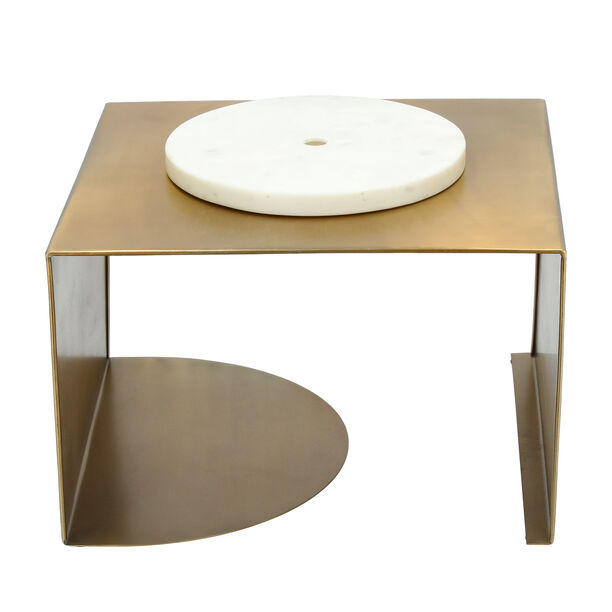 La Mesa Sans Deco Large Cake Stand With Marble Top image number 2
