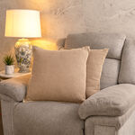 Cottage Linen Cotton Cushion 50 * 50 cm Beige image number 0