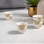 La Mesa Fairouz Gold Coffee Cups Set 12 Pieces image number 0