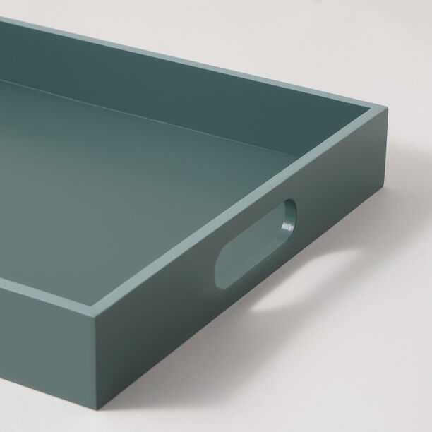 Dallaty Wood Rectangular Tray 50*35*6Cm, Green image number 2
