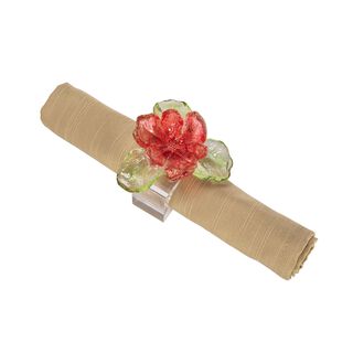 2 Pieces Acrylic Napkin Ring Polyresin Colored