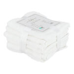 6 Piece Ultra Soft Face Towel Set 33*33 cm White image number 0