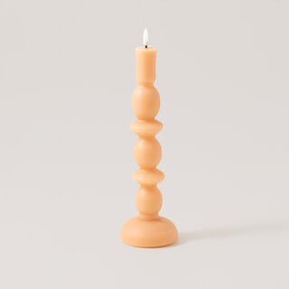 Homez Forming Candle 8.5*37Cm Soy Wax, Beige
