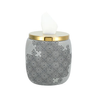 Sarab Ceramic Tissue Box 14.5*14.5*16.5 Cm