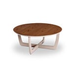 Homez glen centre table, walnut 90*90*37 cm image number 0