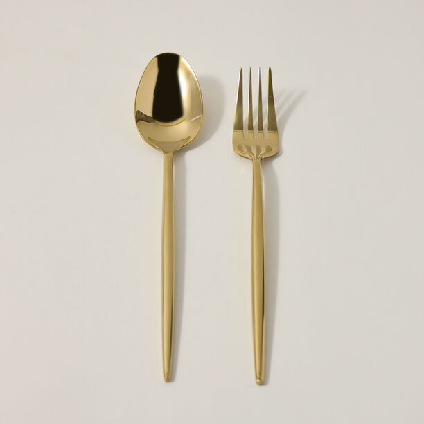 16 Pcs Cutlery Set Modern Gold image number 2