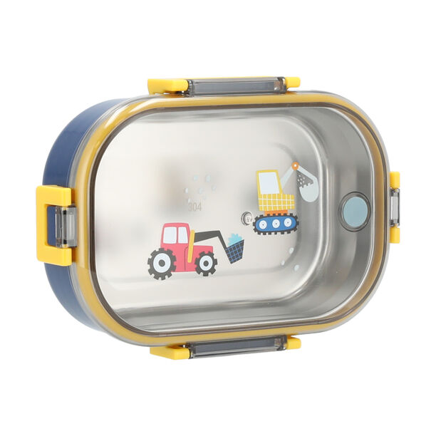 Stainless Steel Lunch Box 710Ml Tractor image number 3