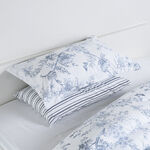 Cottage icy floral 6pc comforter full blue 160*240 image number 5