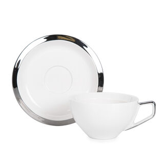 English Tea Cups Set Silver 250 Ml