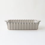 La Mesa oven to table wavy rectangular dish 39*22.5*8.5cm, cream image number 1