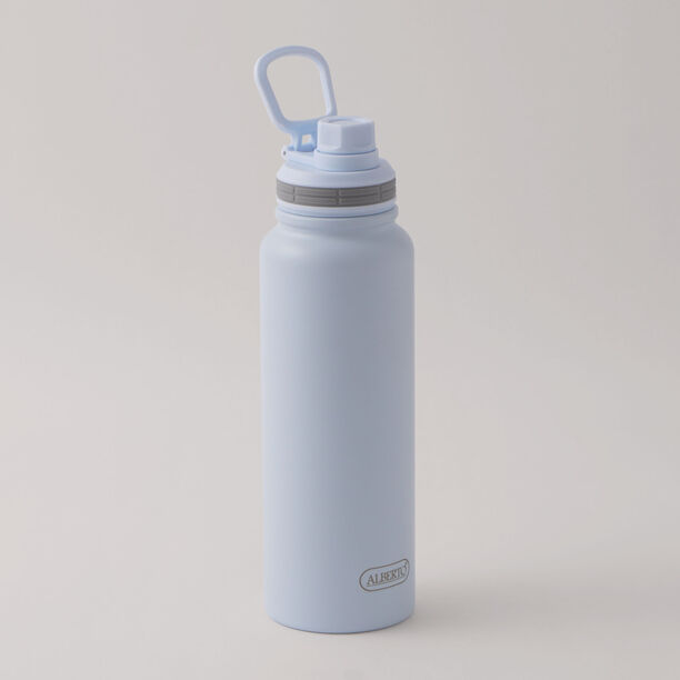 ألبرتو قارورة مياه رياضية مزدوجة الجدار من الستانلس ستيل، أزرق 1000مل image number 0