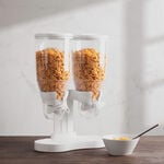 Alberto Double Cereal Dispenser White Color image number 3