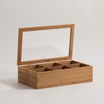 دلتى صندوق شاي من خشب الأكاسيا  21*15.8*10سم image number 2