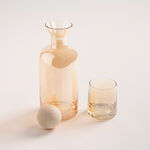 La Mesa yellow 5 pcs glassware set with bottle image number 4