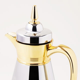 دلتي طقم ترامس قطعتين ستيل، ذهبي