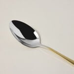 20 Pcs Cutlery Set Gold Handle And Silver Top image number 4