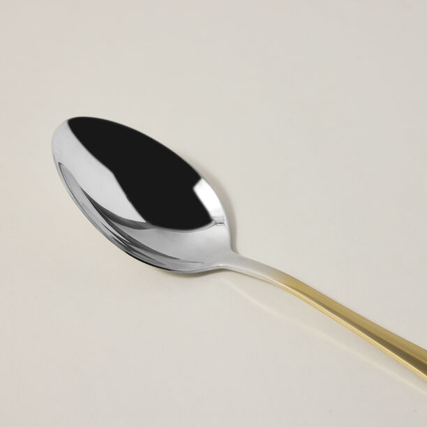 20 Pcs Cutlery Set Gold Handle And Silver Top image number 4
