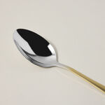 20 Pcs Cutlery Set Gold Handle And Silver Top image number 4