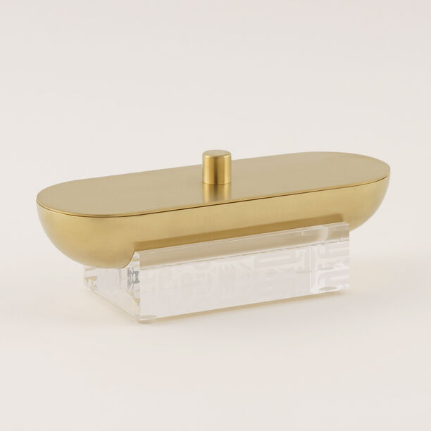 Dallaty steel and acrylic date bowl lusret collection image number 0