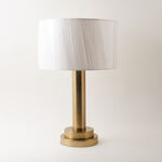 هومز مصباح طاولة معدني، ذهبي 31*31*53 سم image number 0