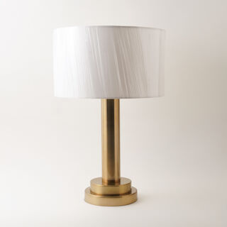 هومز مصباح طاولة معدني، ذهبي 31*31*53 سم