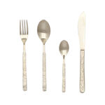 La Mesa 16 Piece Cutlery Set Champagne Gold image number 1