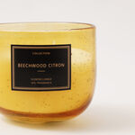 هومز شمعة معطرة بعطر بيش وود سترون في كوب زجاجي 320 جم image number 3