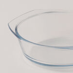 البرتو طاجن دائري بغطاء زجاج بروسليكات 1.5لتر image number 2