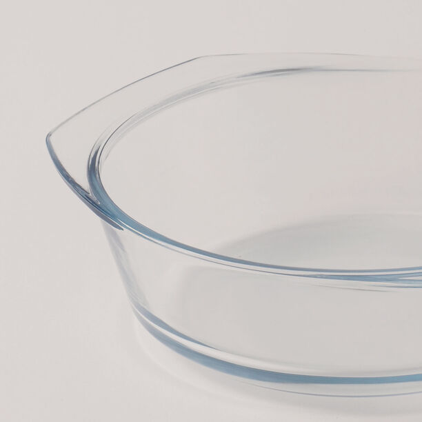 البرتو طاجن دائري بغطاء زجاج بروسليكات 1.5لتر image number 2