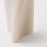 Homez candle spiral triangle shape 19.5cm, white image number 3