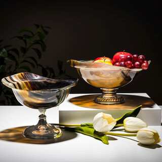 AMBRA SILVER PLATED BOWL