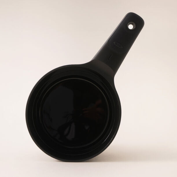 OXO 6pcs plastic measuring cups, black 3.5"* 5"* 9.76" image number 7
