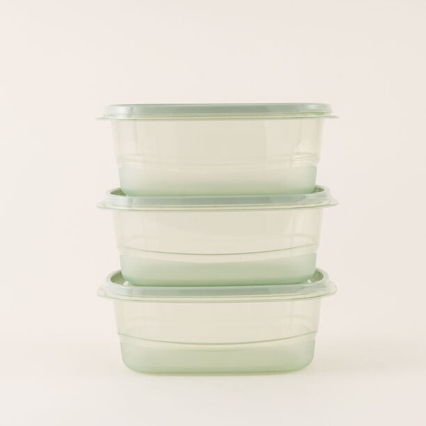 Alberto Food Container Set 3Pcs 2100Ml, Green image number 0