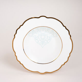 La Mesa white porcelain 18 pc dinner set