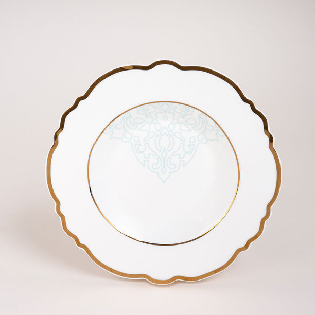La Mesa white porcelain 18 pc dinner set image number 2