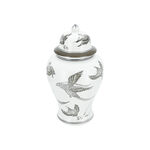 Decorative Jar White And Bird Pattern 26 *26 * 44 Cm image number 1