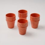 Dallaty Moroccan Tea Cup Dark Orange, 6 Pieces image number 0