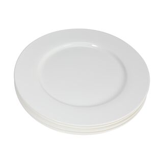 La Mesa New Bone Dinner Plate 4 Pieces Set 10.5"