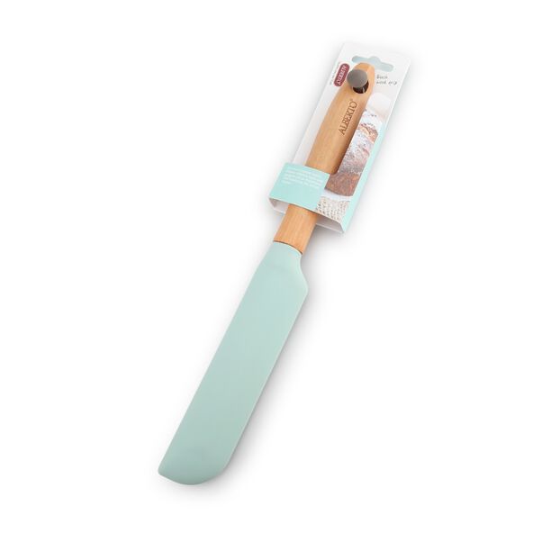 Alberto Silicone Scraper With Wooden Handle Blue  image number 1