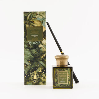 هومز فواحة معطرة زجاجي الأوكالبتوس والطحالب برائحة الزهور مع أعواد 200 مل