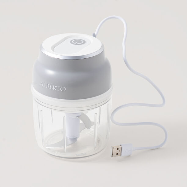 Alberto mini electric chopper 230ml, stainless steel, grey image number 1