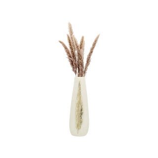 Feather Gold Ceramic Vase 14.5*11.5*42 cm