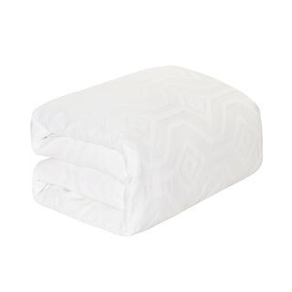 Boutique Blanche Geo Tile 3pc Comforter King Beige 220*240 cm