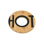 Alberto Bamboo Round Trivet Hot Design image number 1