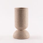 Homez resin huda vase 11.5*11.5*20cm, beige image number 0