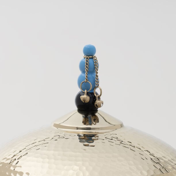 La Mesa Serving Pot With Hammer Gold Plated, 23*23*30 Cm image number 2