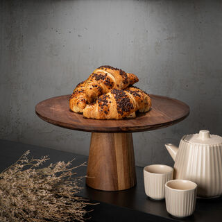 Alberto wooden cake dome with base 36*18.5 cm