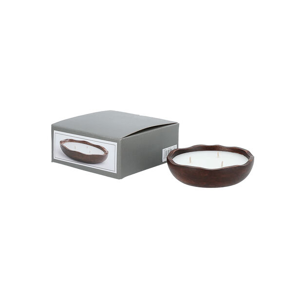 شمعة معطرة في وعاء خشبي   12.7*3.1 سم image number 3