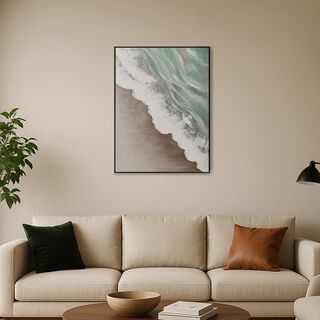 Homez wall art framed sea canvas 90*120cm