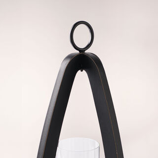 Black lantern, 28*28*55 cm